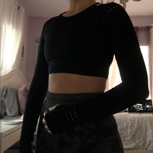 Gymshark seamless + energy crop top